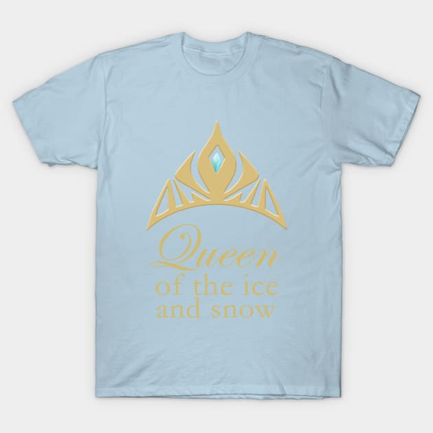 Queen of the Ice and Snow T-Shirt by lunalalonde